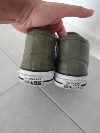 Zapatillas Converse caña media verde