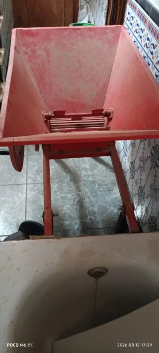 Despalilladora de uva