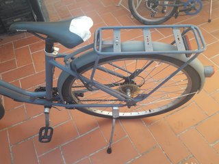 Bicicleta de paseo azul para adulto