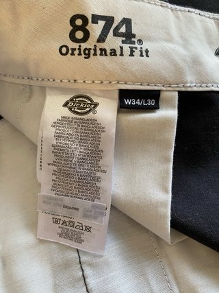 Pantaloni Dickies Uomo Tg 34 USA 48 ITA Grigio