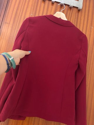 Blazer burdeos