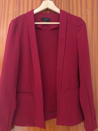Blazer burdeos