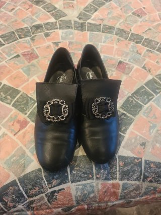 Zapatos fallero negros talla 38