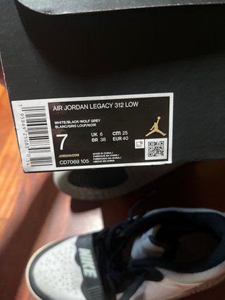 Jordan legaci 312 low originales