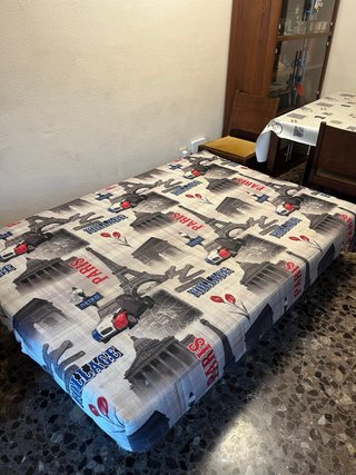 Sofá Cama Diseño París Tela Multicolor