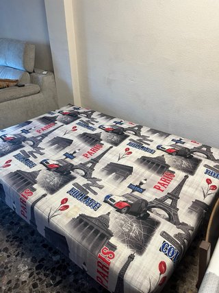Sofá Cama Diseño París Tela Multicolor