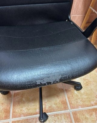 Silla de escritorio IKEA negra