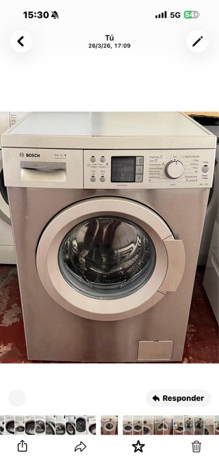 Frigorífico bosch  y Lavadora Bosch 8kilos en inox