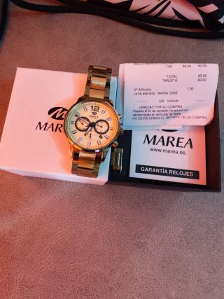 Reloj Marea Dorado