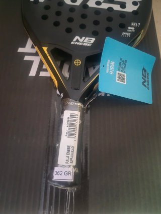 Pala de padel Enebe Supra 3K Black nueva