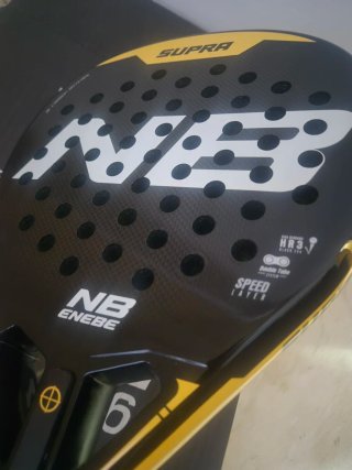 Pala de padel Enebe Supra 3K Black nueva