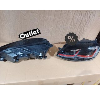 GF FAROS VOLKSWAGEN VW GOLF 7 12-17 DRL DINAMICOS NEGROS LOO