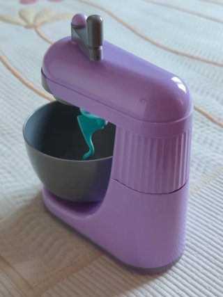 Mezcladora Slime Morada y Gris