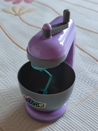 Mezcladora Slime Morada y Gris
