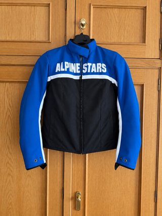 Chaqueta Moto Alpine Stars Azul/Negro