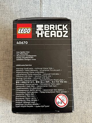 LEGO BrickHeadz 40670 Iron Spider-Man Marvel nuevo