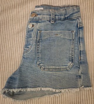 Pantalón corto vaquero niña Zara T.9