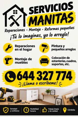 Manitas, reparaciones y montajes