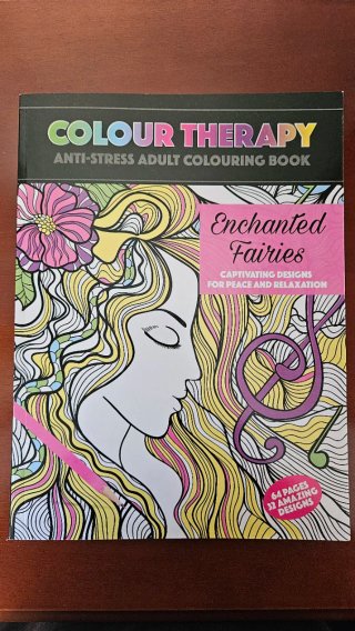 Libro colorear hadas adultos antiestrés