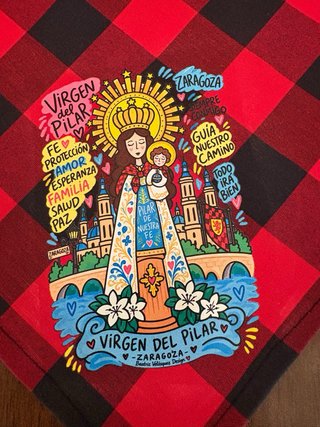 Pañuelo Virgen del Pilar  2026 (elegir modelo)