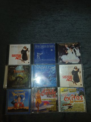 Lote CDs Varios: Tarzán, Sister Act, Caribe