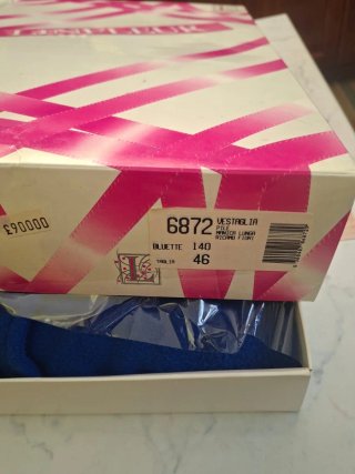 Vestaglia Vintage Pile Bluette Linfleur Tg 46