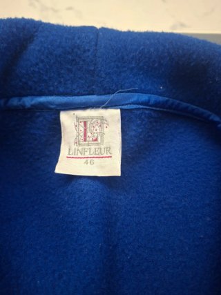 Vestaglia Vintage Pile Bluette Linfleur Tg 46