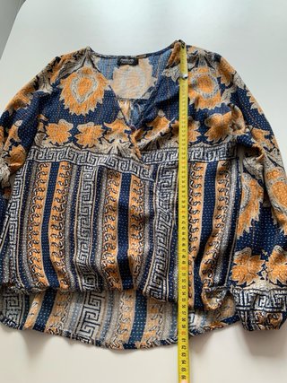 Blusa Natura Estampada Talla S