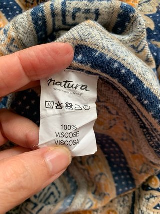 Blusa Natura Estampada Talla S