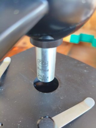 Microscopio Antiguo PZO