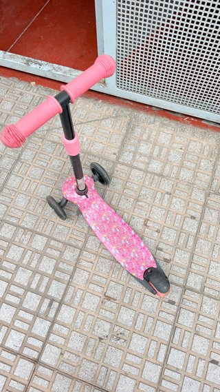 Patinete 3 Ruedas Niña Rosa