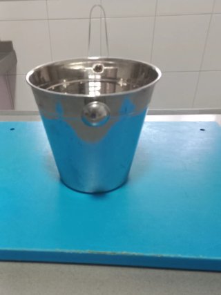 Cubitera Acero Inoxidable con Pinzas Alfonso