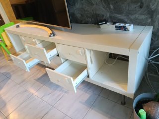 Mueble TV Kallax Ikea Blanco
