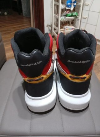 Sneakers Alexander McQueen Grigio Rosso
