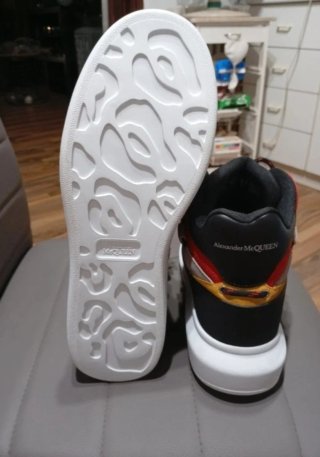 Sneakers Alexander McQueen Grigio Rosso