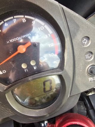 Kawasaki ER-6N Plata y Roja