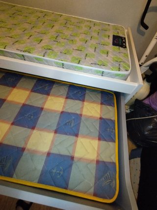 Cama nido con 2 colchones 100€