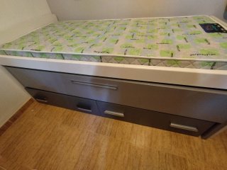 Cama nido con 2 colchones 100€