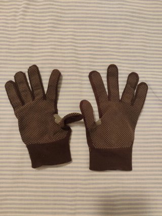 Guantes de hípica marrones