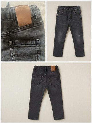 Jeans bambino grigio scuro IDo