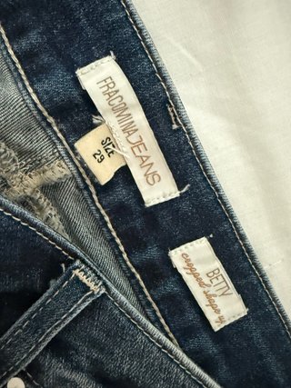 Fracomina Jeans Betty Cropped Strass Tg 29