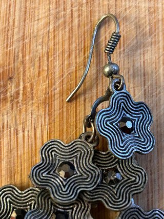 Pendientes diseño floral