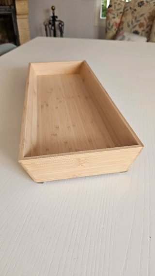 Bandeja organizadora bambú 52x20 cm