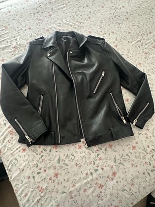 Chaqueta de piel Zara