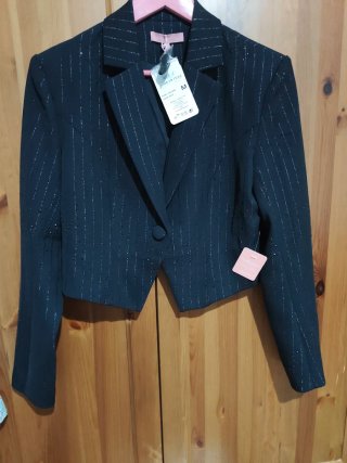 Chaqueta Alma en Pena azul lentejuelas