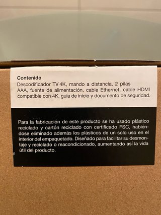 Decodificador TV 4K Orange
