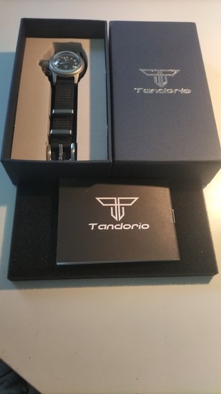 Reloj Automático Tandorio Estilo Militar.