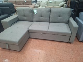 Sofá Cama Gris con Arcón Nuevo