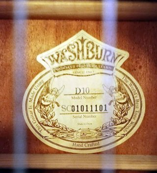 Washburn D10-S Guitarra Acústica