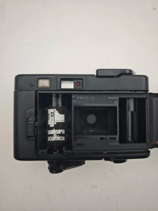Konica Pop Rossa Fotocamera Analogica Funzionante